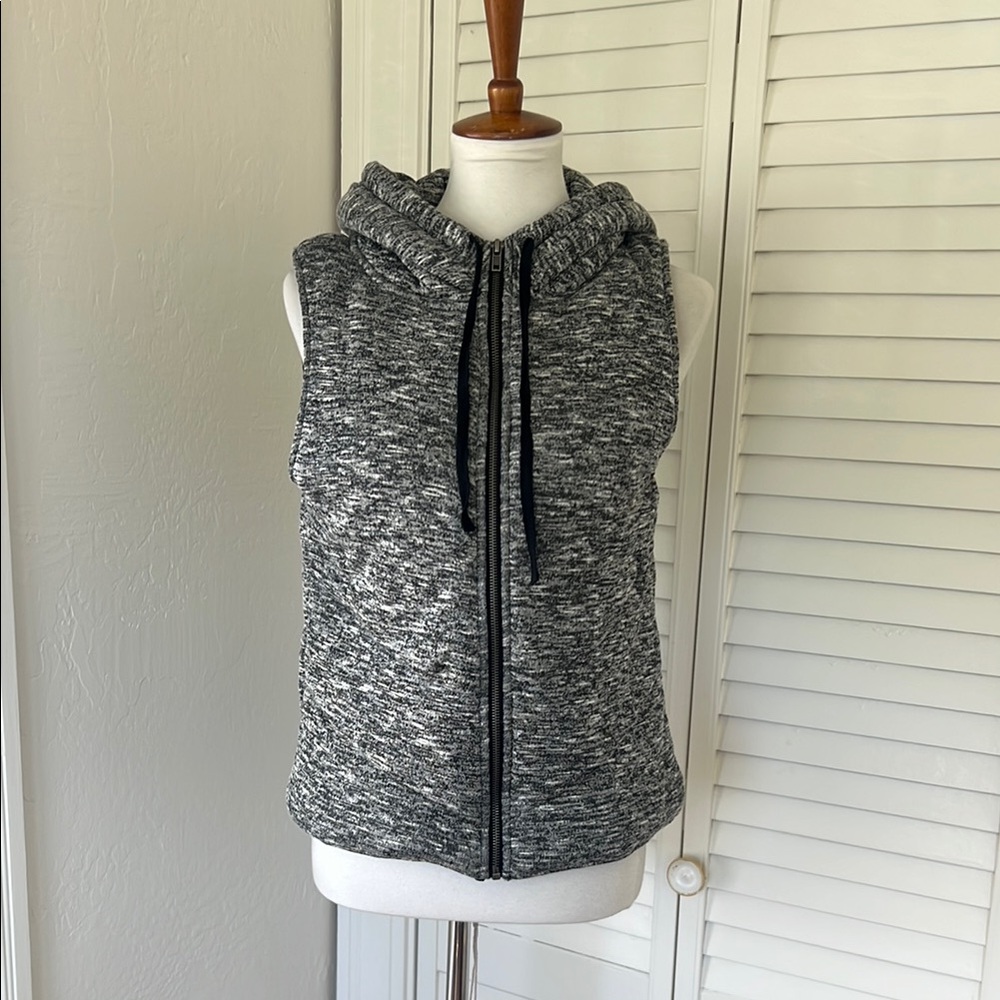 Insulated hoodie vest